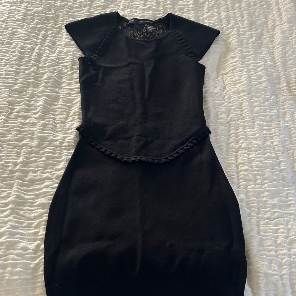 French Connection Black Mini Dress